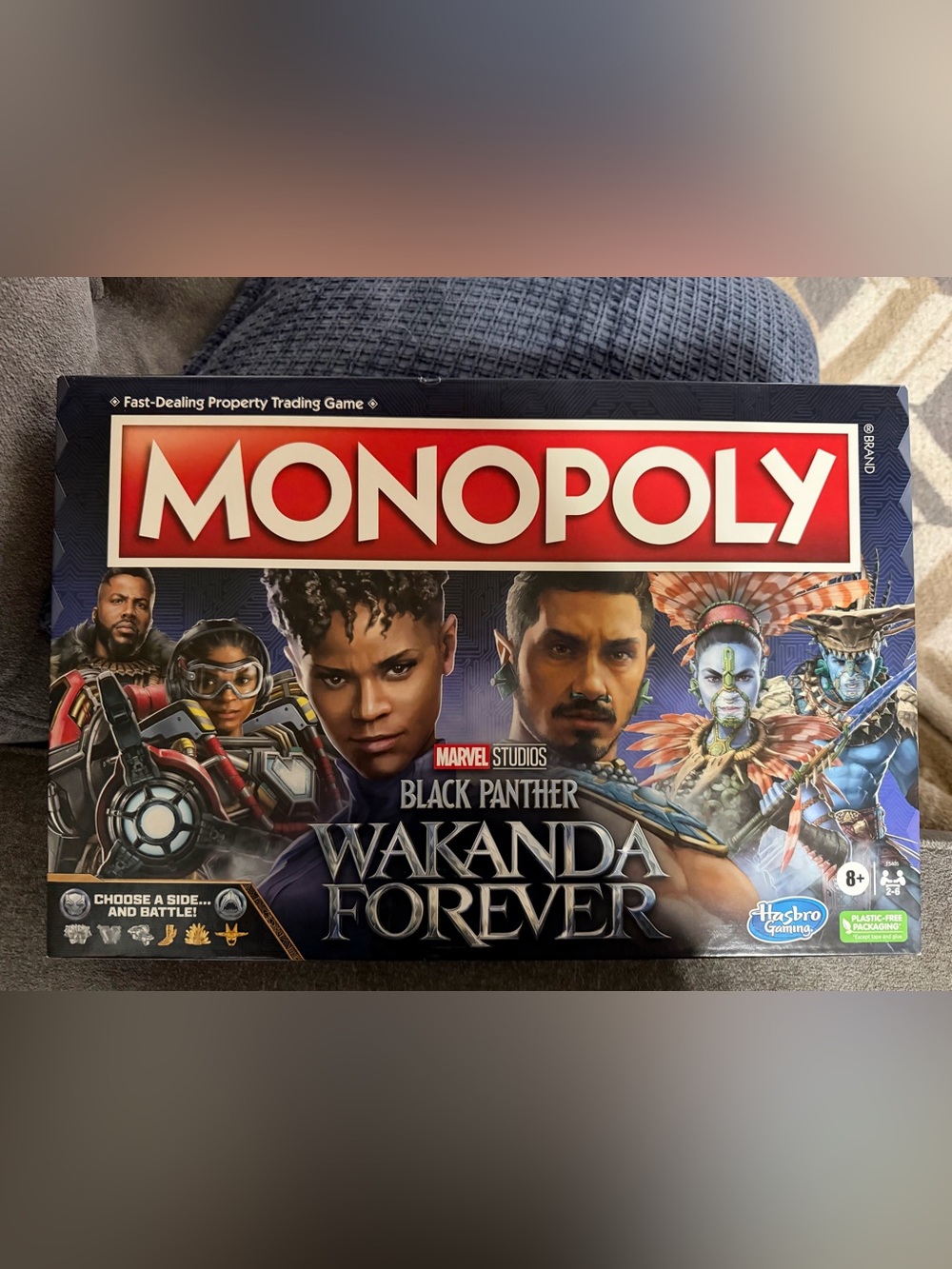 Game- NEW Panther: Wakanda Forever Edition Board
Monopoly: Marvel Studios' Black